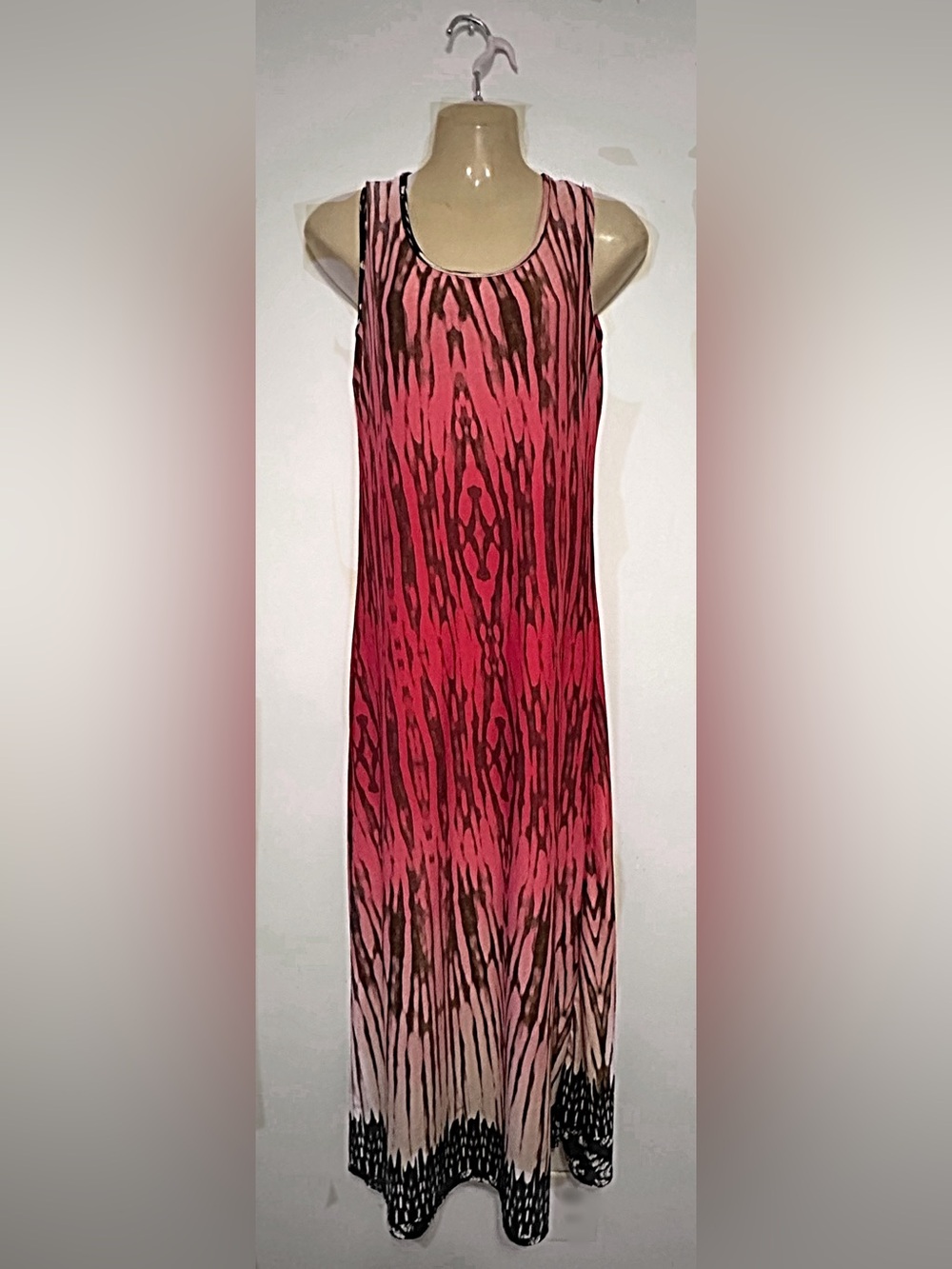 Women's Pink Ombre Pattern Maxi Dress
